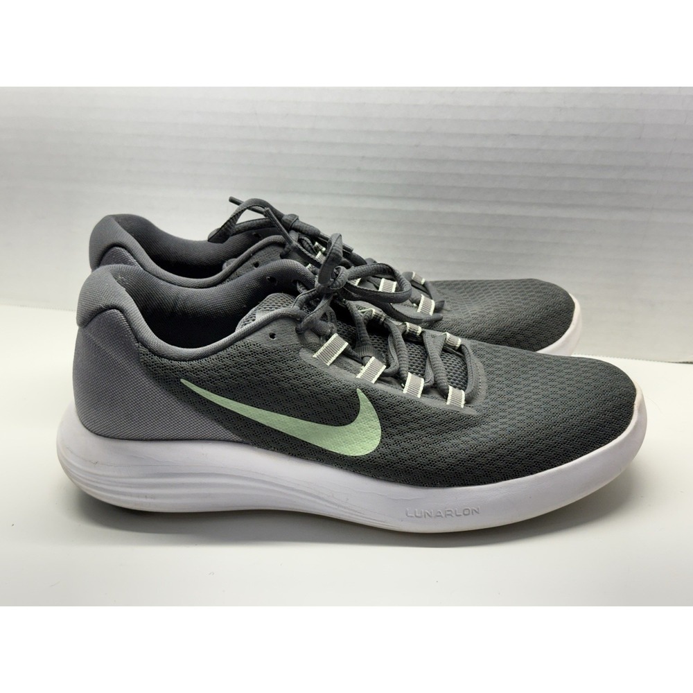 Nike‎ LunarConverge Fresh Mint Running Shoes Gray Green Women's 10W Athletic